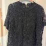 Zara Lace Top - Size 10/12 Black Image 2