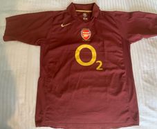 Vintage Arsenal Nike 2005/06 Highbury Final Season Shirt