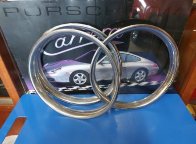 Chrome wheel trim rings