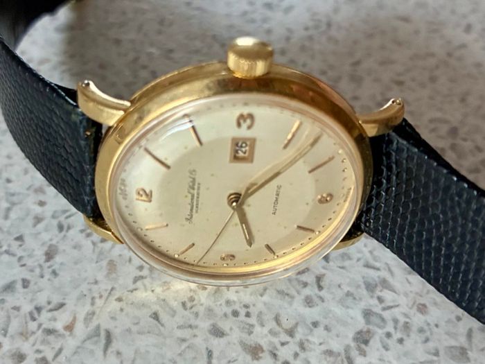 Gold IWC automatic watch