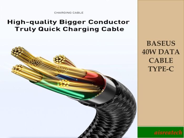BASEUS 5A USB Type-C Cable For Huawei Mate 30 20 P40 P30 P20 Pro Lite