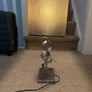 Table Lamp (navy lamp shade & silver base/neck) Image 3
