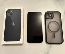 iPhone 13 256GB with box, charger and case