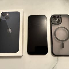 iPhone 13 256GB with box, charger and case