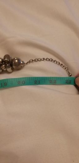 Black And Silver metallic Necklace