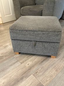 Footstool Ez living grey