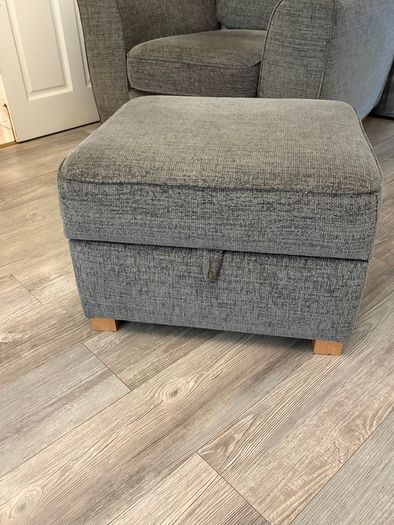 Footstool Ez living grey