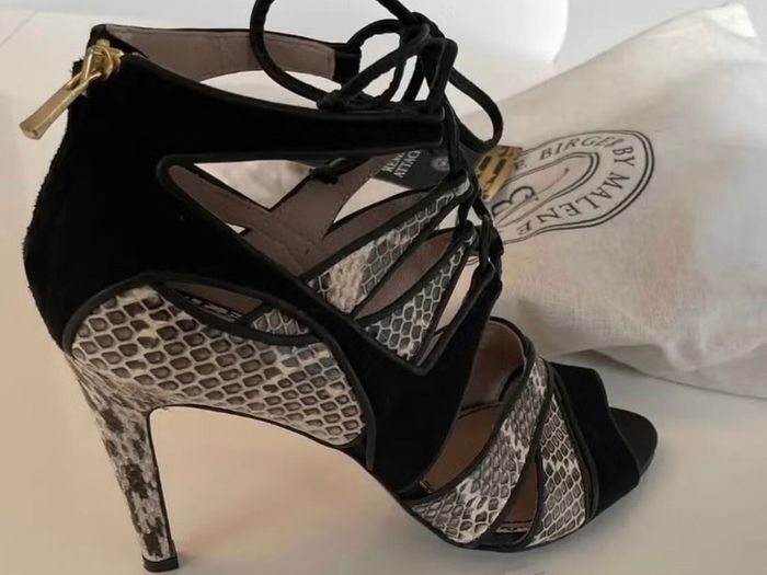 Malene Birger snakeskin stilettos