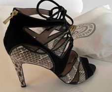 Malene Birger snakeskin heels
