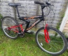 bike 26" inch mountain bike all working new tyres