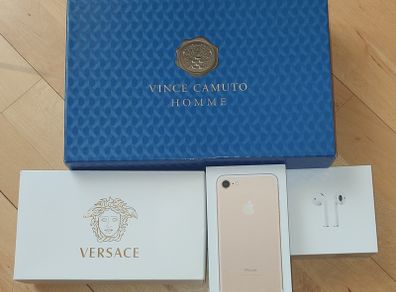 EMPTY boxes ONLY-iphone7, AirPods, Versace, Vince Camuto Homme