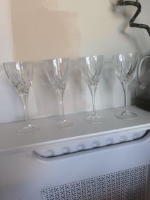 Four white wine glasses RCR