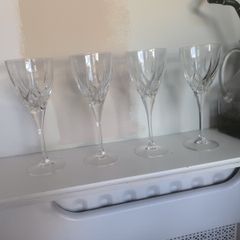 Four white wine glasses RCR