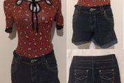 Blue Denim Shorts