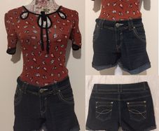 Blue Denim Shorts