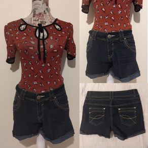 Blue Denim Shorts