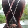 Handmade 925 Sterling Silver & Ebony Wood Taurus Bull Pendant Chain Image 3