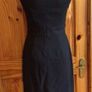 Dressbarn collection black tiered pencil dress pearl neckline Us 6 Uk 10 postage included Image 6