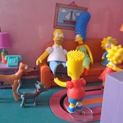 The Simpsons couch gag diorama