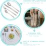 2 x 24 (48) piece Argon Tableware Stainless Steel Cutlery Set Image 2
