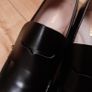Cole Haan Black Polished Leather Classic Gwendolyn Penny Loafers 7UK/40EU/9.5US Image 10