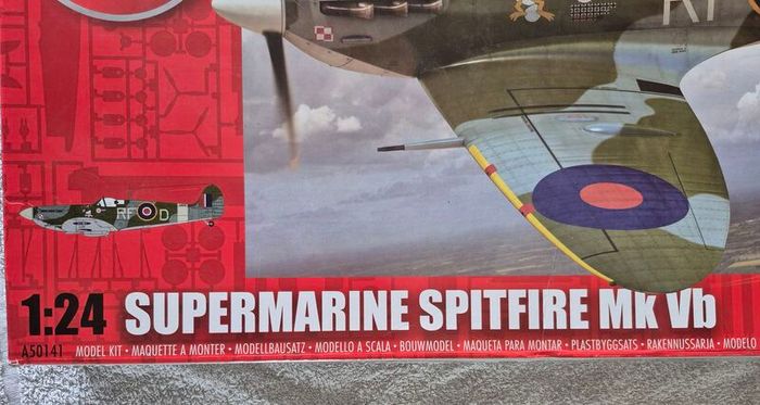 Airfix, 1/24th scale, Supermarine Spitfire MKVB