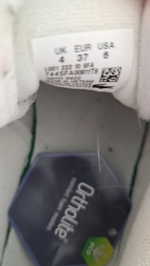 New Lacoste multicolour pastel suede shoes