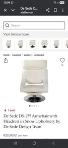 Recliner DS-255 by de sede