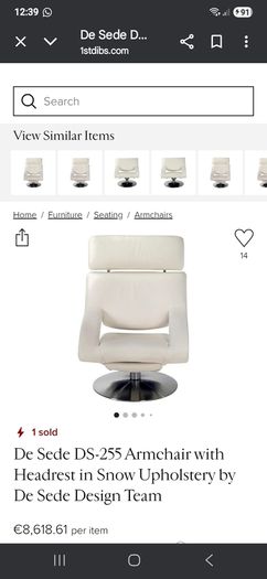 Recliner DS-255 by de sede