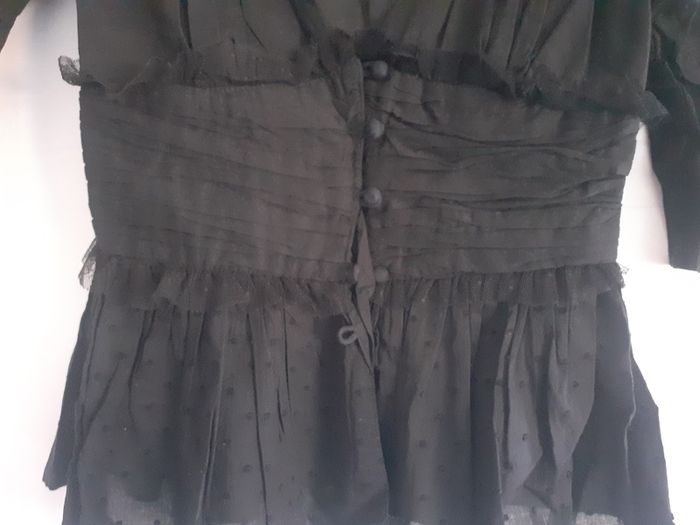 Black victorian top (Morgan XS)
