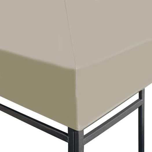 Gazebo Top Cover 310 g/sqm 4x3 m Beige