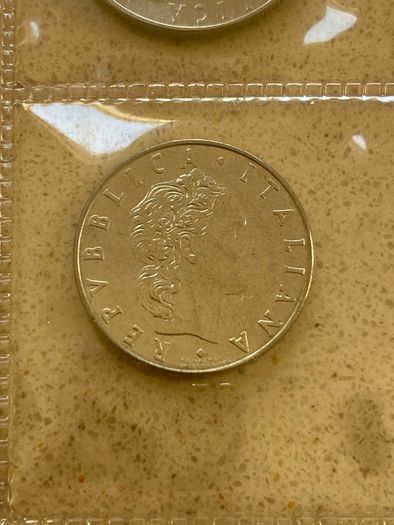 Italy 1970 coin set