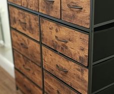 Dresser with 16 Fabric Drawers