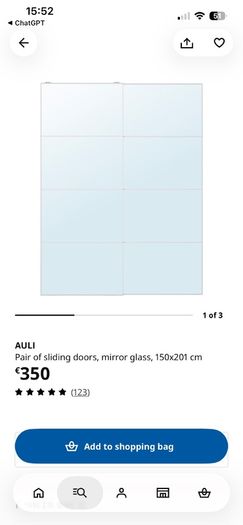 FREE - IKEA PAX/AULI sliding wardrobe doors