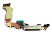 iPhone 4S Replacement Charging Dock Port Connector Flex Cable and Mic White