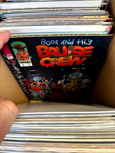 Image & Top Cow Long Comic Box w 320 comics for Sale