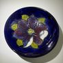 Pair of Vintage Moorcroft Pottery Pin Dishes (Hibiscus and Clematis) Image 5