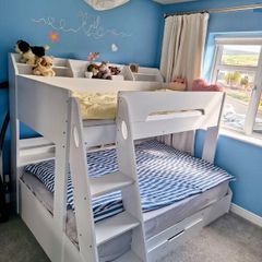 Triple Bunk Bed (with double mattress)