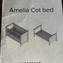 cot bed mattress + top changer Image 2