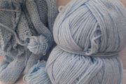 wool unfinished baby cardigan