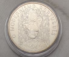 Portugal 5 Euro Base Metal (CuNi) Uncirculated Coin 2016 - The Modernism - Europa series