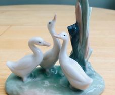 Nao By Lladro Geese Grouping Figurine