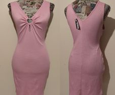 Pink Bodycon Dress, New With Tags