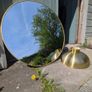 Job lot decor including 2 working lamps large oval mirror large print Image 2