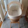 Newborn Moses Basket Stand and Cover Image 3