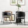 Upholstered Chair, Modern and Comfortable, 57x53x73 cm, Gray Image 5