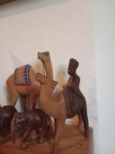 vintage besmo wood animals
