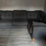 Dark Grey 2-Piece Sofa Set Image 2