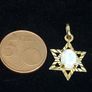 Vintage 9ct Gold Opal Star Pendant  1930s/1940s Style  1.47g Image 3