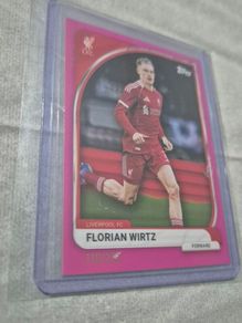Liverpool Football Card Wirtz /250 Pink